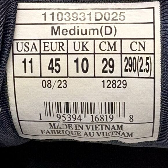 Brooks Ghost 15 Men's Size 11 Road Running Shoes Athletic Sneakers Low Top Blue - Picture 15 of 15